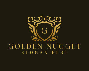 Elegant Luxury Shield logo design