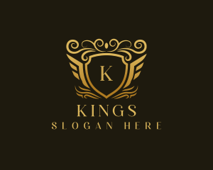 Elegant Luxury Shield logo design