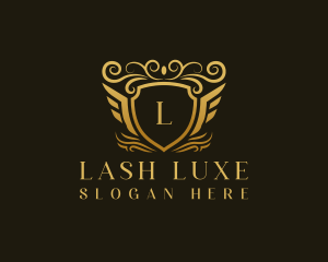 Elegant Luxury Shield logo design