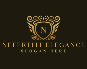 Elegant Luxury Shield logo design