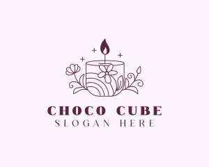 Floral - Scented Floral Candle logo design