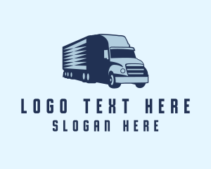 Highway - Delivery Truck Forwarding logo design
