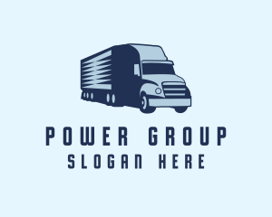 Trailer - Delivery Truck Forwarding logo design