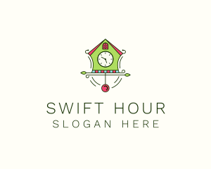 Hour - Colorful Cuckoo Clock logo design