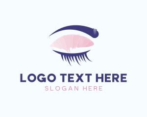 Lashes - Eyebrow Lash Cosmetics logo design