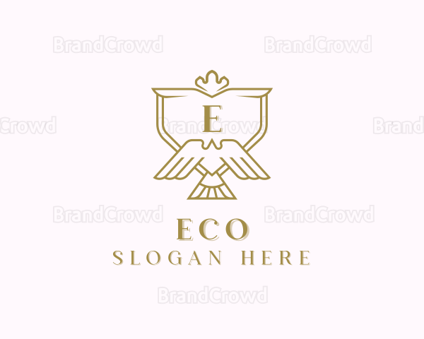 Eagle Shield Crest Logo