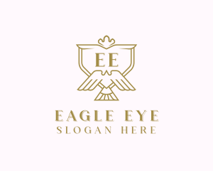 Eagle Shield Crest logo design