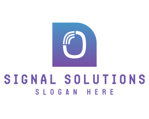 Signal - Letter O Signal logo design