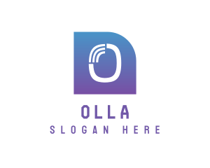 Letter O Signal logo design