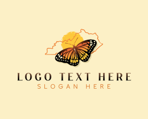 Hairstreak Butterfly - Viceroy Butterfly Kentucky logo design