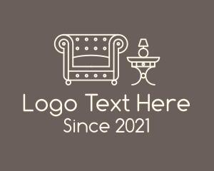 Lounge - Elegant Living Room Fixture logo design