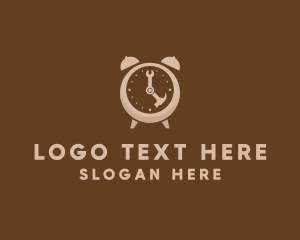 Time - Clock Repair Tool logo design