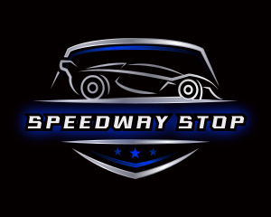 Pitstop - Car Race Detailing logo design