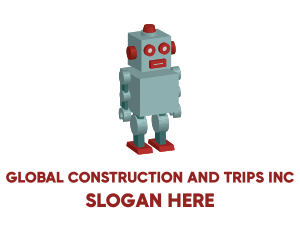 3D Toy Robot Logo