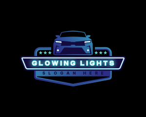 Lights - Car Vehicle Detailing logo design