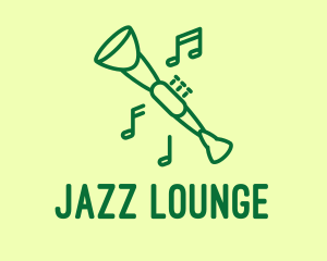 Jazz - Green Jazz Oboe logo design