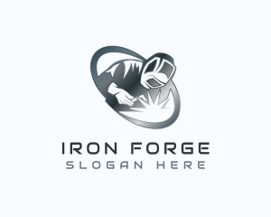 Forge - Welder Industrial Worker logo design