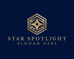 Luxury Star Cube logo design