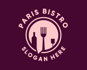 Fine Dining Wine Restaurant logo design