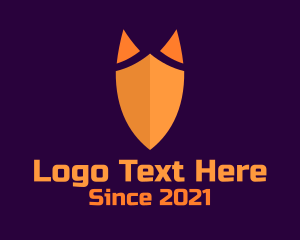 Veterinary - Fox Ears Shield logo design