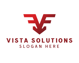 Generic Wing Letter V logo design