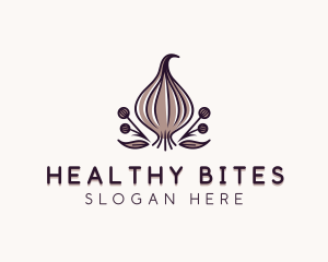 Natural Organic Garlic logo design