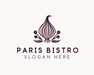 Natural Organic Garlic logo design