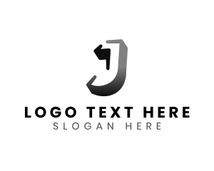 Enterprise - Company Brand Business Letter J logo design