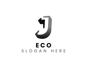 Company Brand Business Letter J Logo