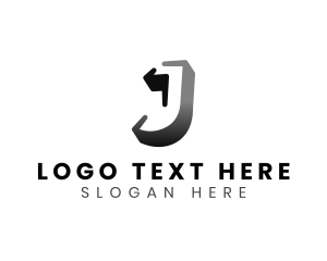 Company Brand Business Letter J Logo