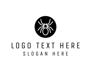 Halloween - Spider Circle logo design