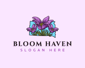 South Dakota Flower logo design