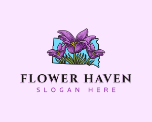 South Dakota Flower logo design