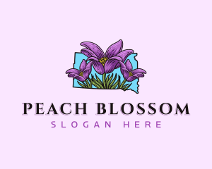 South Dakota Flower logo design