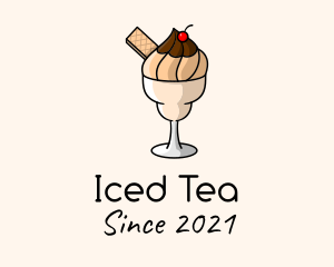 Ice Cream Milkshake  logo design