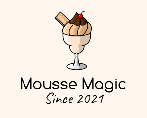 Mousse - Ice Cream Milkshake logo design