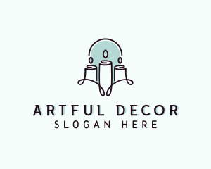 Candlelight Home Decor logo design