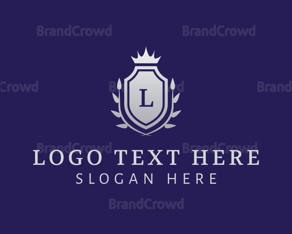 Silver Crown Shield Firm Logo