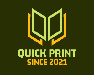 Booklet - Minimalist Book Page logo design