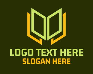 Minimalist Book Page Logo