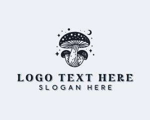 Psychedelic - Fungus Mushroom Dispensary logo design