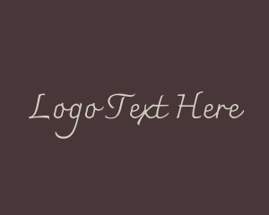 Lettering - Elegant Ivory Calligraphy logo design