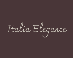 Elegant Ivory Calligraphy logo design