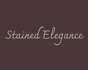 Elegant Ivory Calligraphy logo design