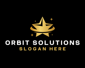 Star Media Orbit logo design