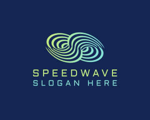 Wave App Letter S logo design