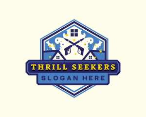 Housekeeping Pressure Wash logo design