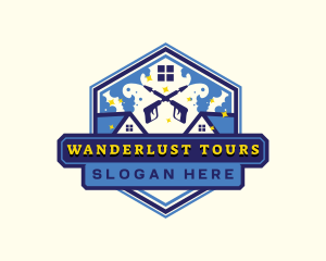 Housekeeping Pressure Wash logo design