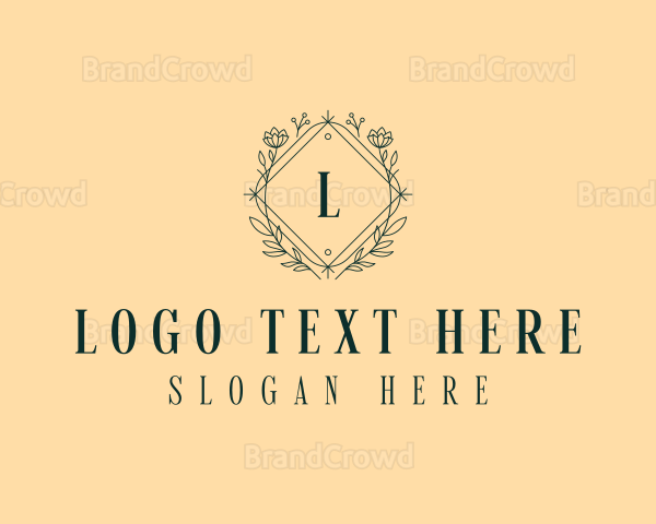 Wedding Event Floral Logo