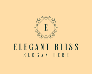 Wedding Event Floral logo design